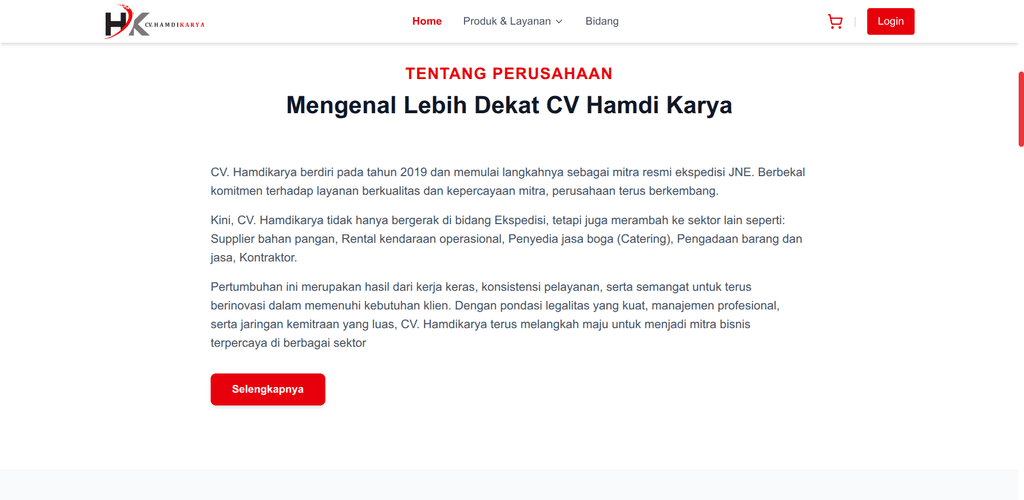 Screenshot HamdiKarya