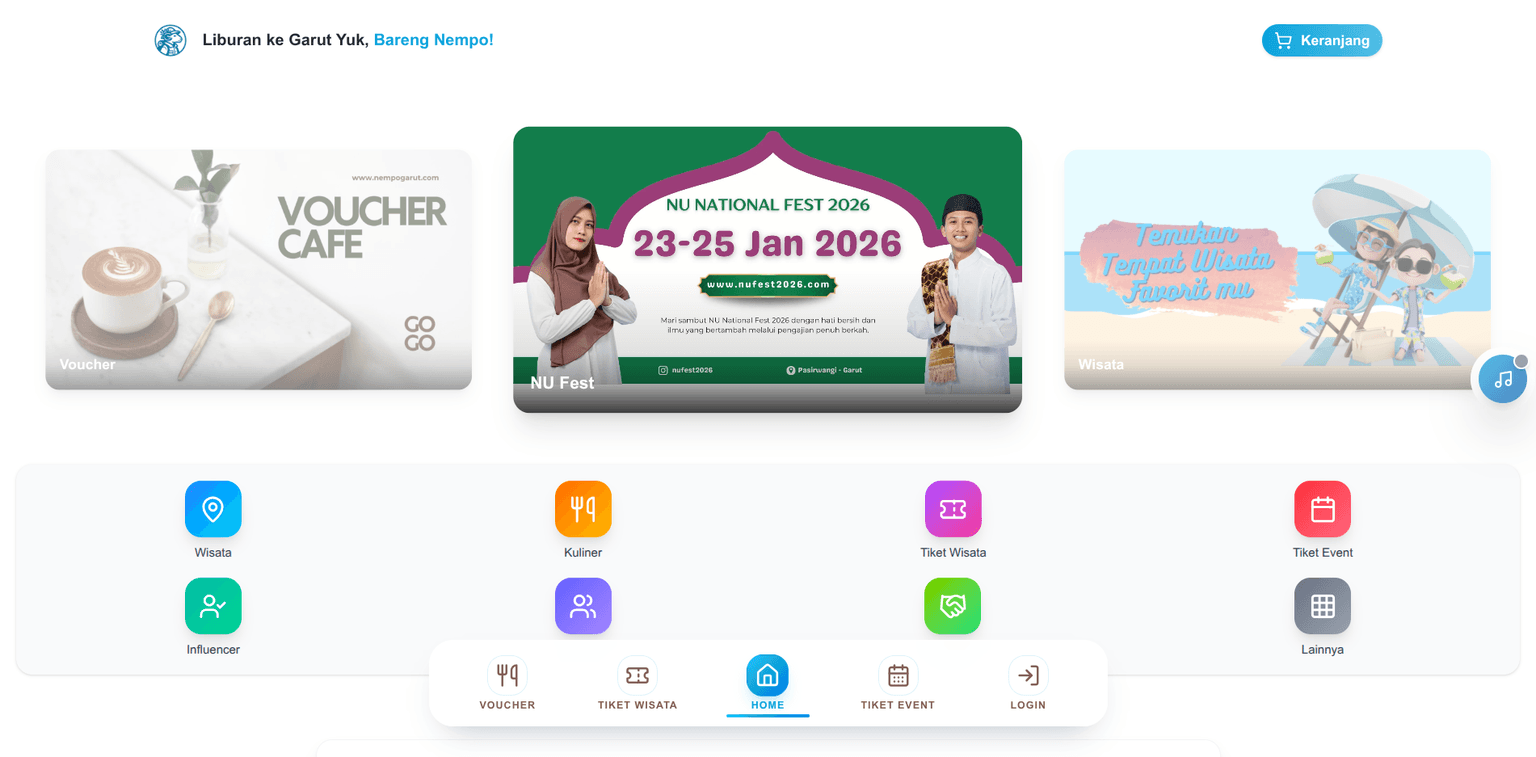 Nempo Garut - Main Screenshot