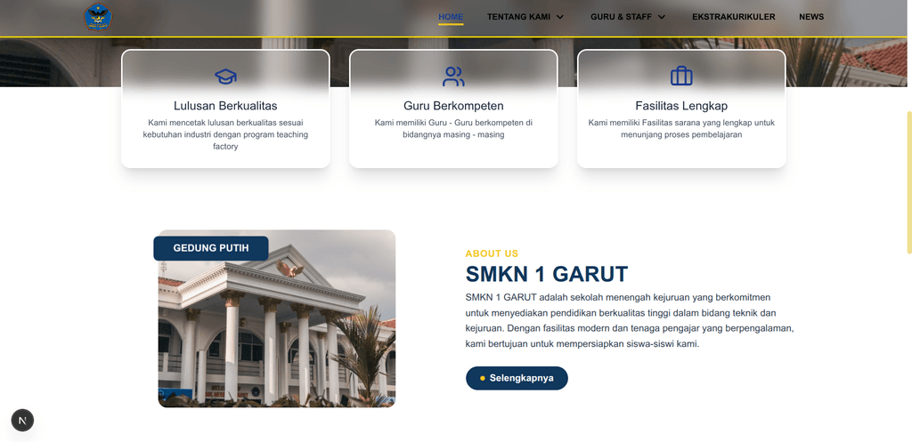 Screenshot SMKN 1 Garut